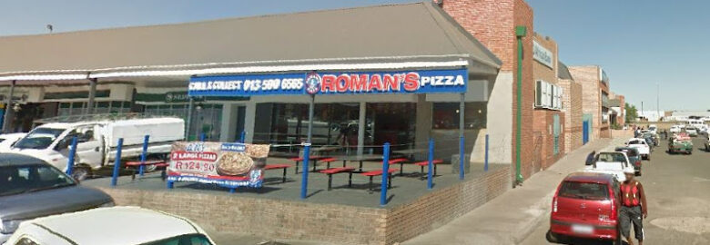 Roman’s Pizza Witbank Highland Mews in Witbank, Mpumalanga, South Africa